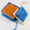 Portable Manual Capsule Filler Capsule Filling Board Pill Powder Granular Filling 100 Holes for Size 00#