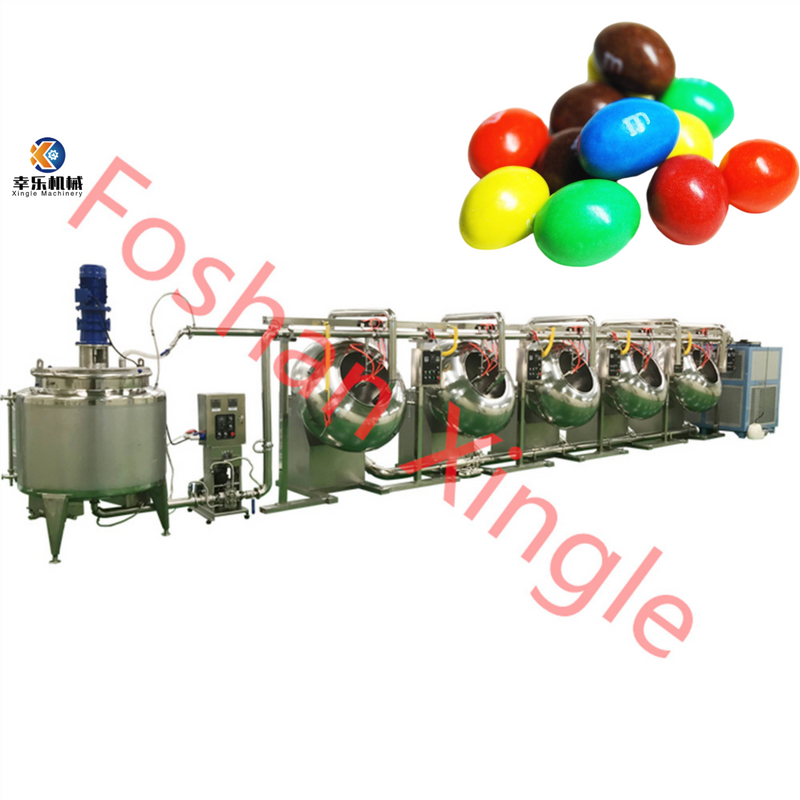Industrial Professional Coater Machine Line Stainless Steel Sheet Coating Pan Food Automatic Film Chocolate Coating Machines