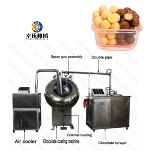 XL101 Multi-function Small Coating Pan Sugar Coating Machine Chocolate Nut Bean Production Line Sugar Chocolate Coating Machine