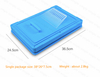 400 Holes 0# Manual Capsule Filler DIY Powder Pressing Plate Capsule Making Device Blue Capsule Filling Plate for Size 0
