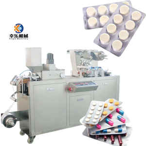 Candy Softgel Packing DPP-80 Small Accurate Alu Alu Pvc Automatic Forming Cartoner Filling Blister Packaging Machine for Tablets Capsule 