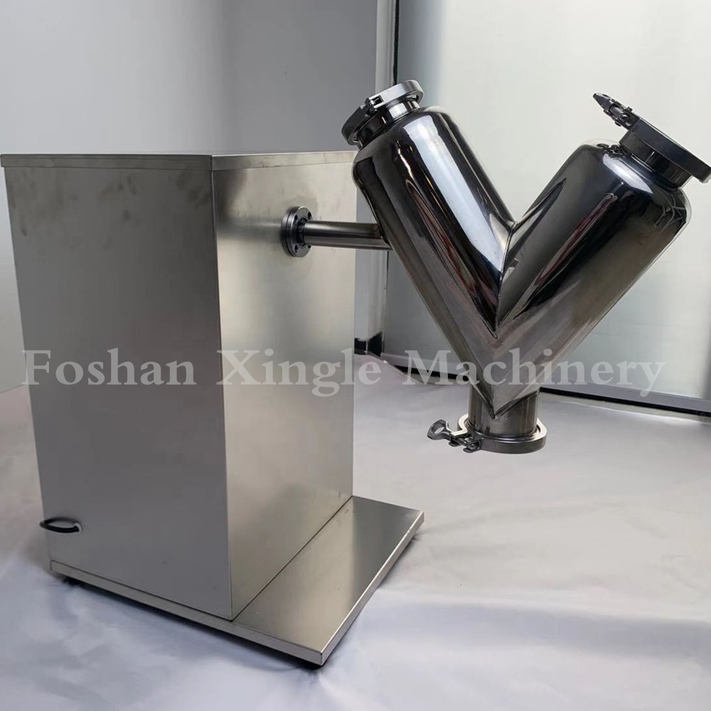 Vh Vh Series Pharmaceutical Dry Powder Granule Agitator Mixing Machine Lab V Type Powder