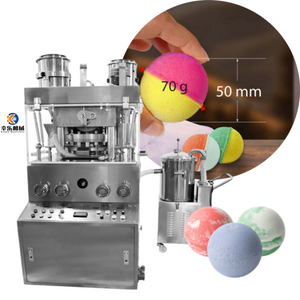 Rotary Tablet Hydraulic 50mm Foot Bath Salt Bomb Balls Press Pill Multi Press Powder Making Machine Ball Automatic ZP420-15C