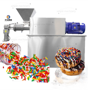 Electric Vermicelli Extruder Cake Decoration Rainbow Edible Free Sugar Confetti Candy Granules Making Machine Pearl Sugar Sprinkles Extruder