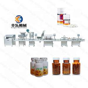 Fully Automatic Pp Medical Pharmaceutical Tablet Pills Candy Bottle Filler Packing Machine Complete Water Bottle Production Line