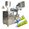 Chemical Ointment Hand Cream Eyes Cream Packing Monodose Strip Bag Automatic Aluminum Tube Filling And Sealing Machine