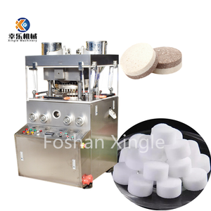 Pharmaceutical Machinery Salt Effervescent Dishwasher Powder Gmp High Performance Tablet Pill High Speed Automatic Rotary Tablet Press Machine
