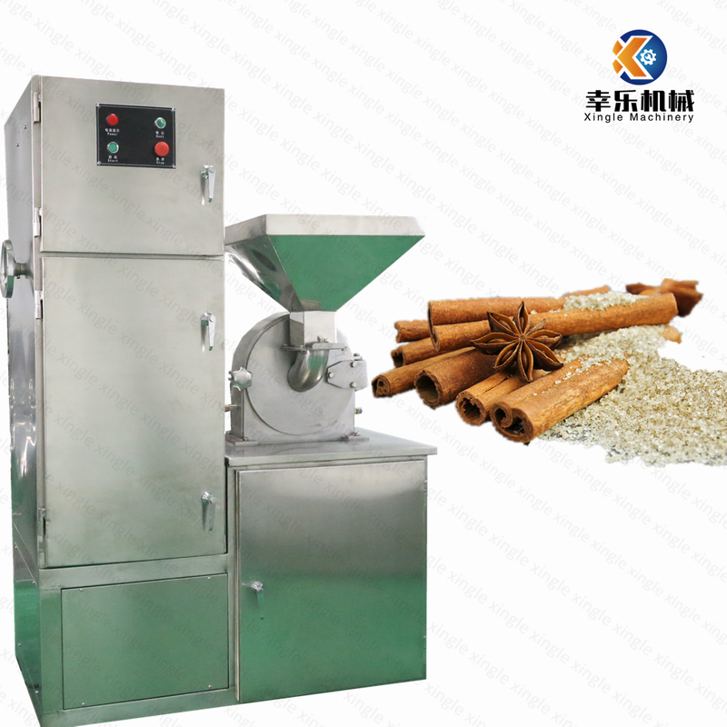 SF Series Stainless Steel Crusher Resin Food Seasonings Spice Grinder Universal Crushing Machine with Automatic Dust Collector