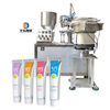 Laminated Toothpaste Filler Sealer Cosmetic Cream Containers Soft Tubes Packing Lubricant Ointment Tube Filling And Sealing Machine