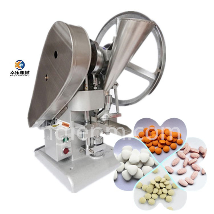 Tdp 1.5 Pharmaceutical Automatic Gmp Small Coconut Tablet Candy Pills Making Tableting Single Punch Pill Pres Machine Tablet Press