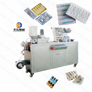 Pharmaceutical Automatic Packaging Tablet Capsule Pill Flat Plate Sealing Blister Packing Machine